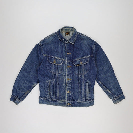 Lee Vintage Denim Jacket Blue Large Cotton Casual Jacket