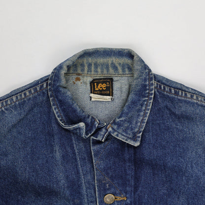 Lee Vintage Denim Jacket Blue Large Cotton Casual Jacket