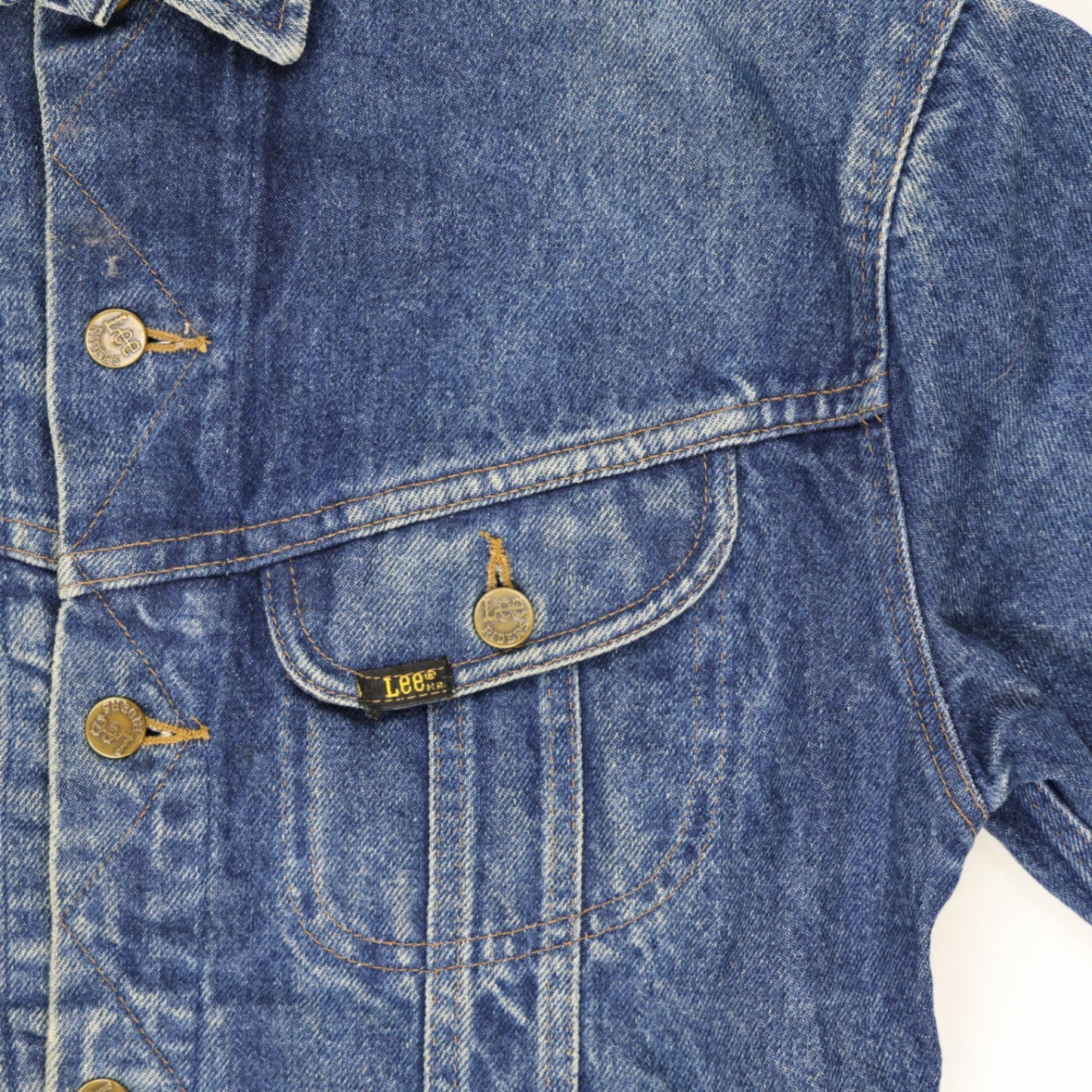 Lee Vintage Denim Jacket Blue Large Cotton Casual Jacket