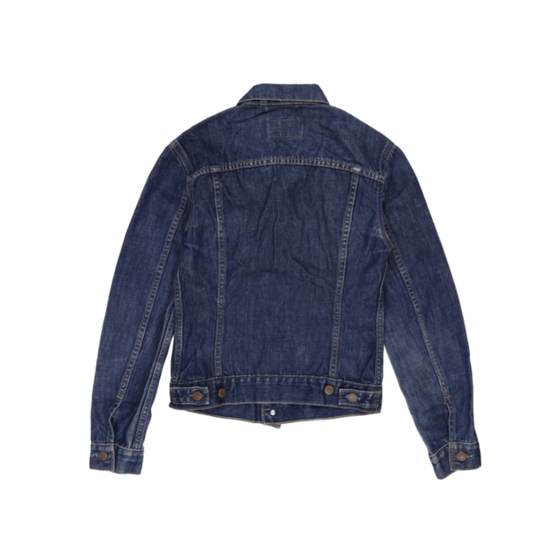 Levi Strauss & Co Vintage Girls Trucker Jacket Blue Small Denim