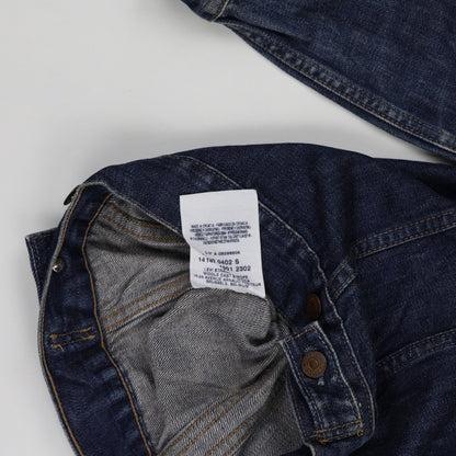 Levi Strauss & Co Vintage Girls Trucker Jacket Blue Small Denim