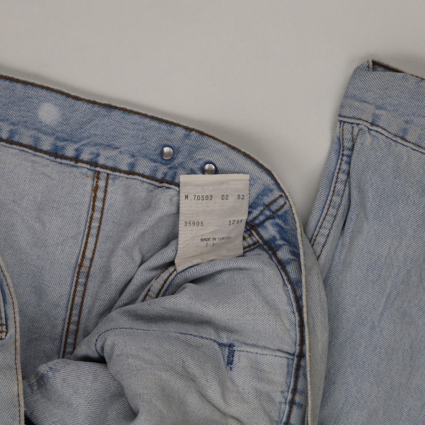Levi's 70503 Light Blue Vintage Denim Jacket Men's Medium 100% Cotton Collared