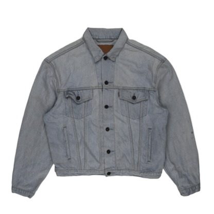 Levi's Light Blue Vintage Denim Jacket Large Cotton Denim Collared