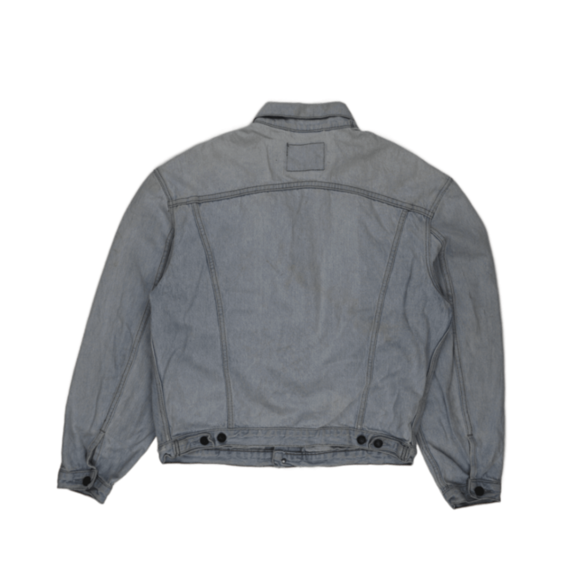 Levi's Light Blue Vintage Denim Jacket Large Cotton Denim Collared