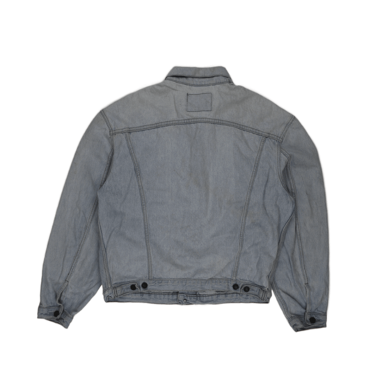 Levi's Light Blue Vintage Denim Jacket Large Cotton Denim Collared