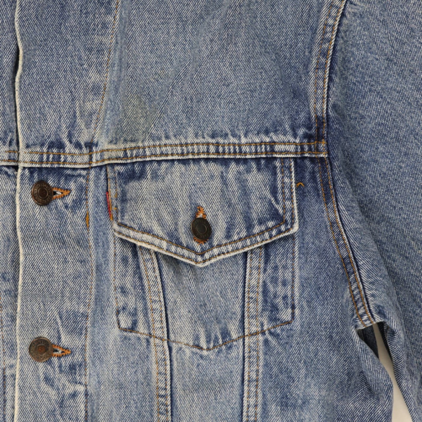 Levi's 70503 Vintage Light Blue Denim Trucker Jacket Size Small Cotton