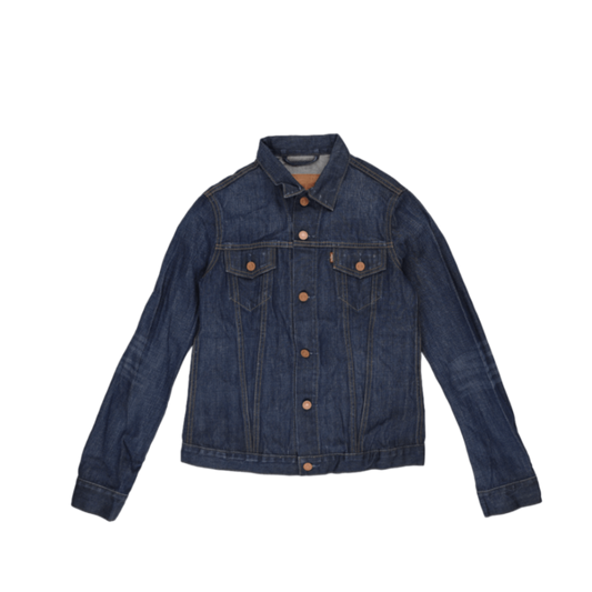Levi's Classic Blue Denim Trucker Jacket for Men Size M Cotton