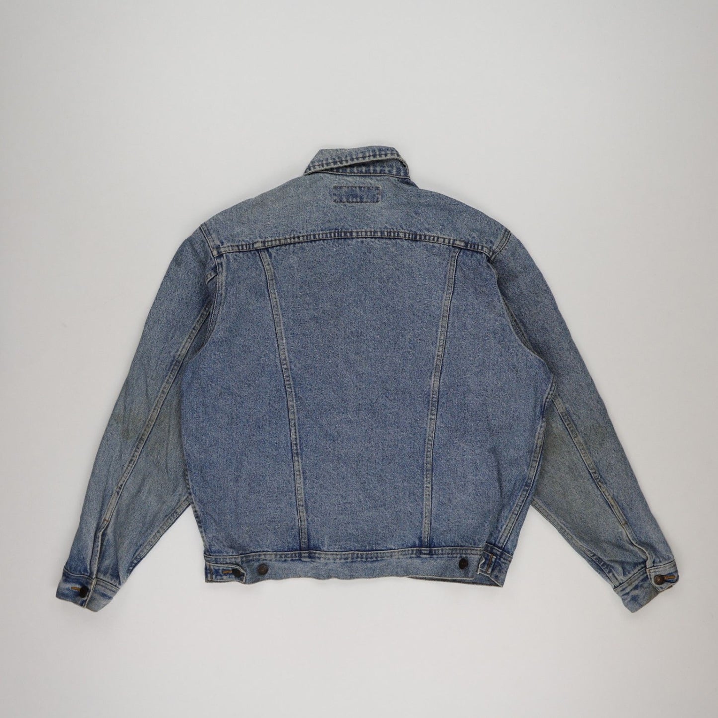 Lee Classic Denim Jacket Blue Medium 100 Percent Cotton Vintage