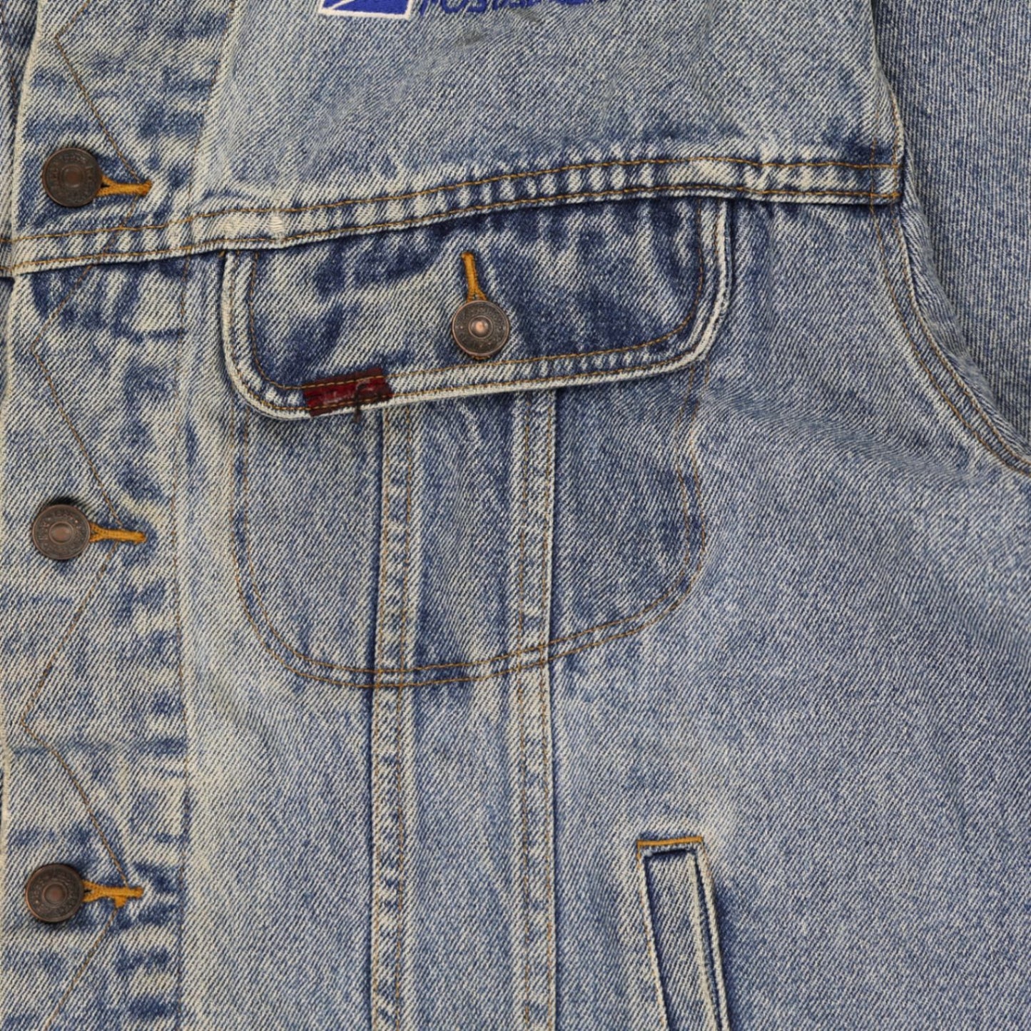 Lee Classic Denim Jacket Blue Medium 100 Percent Cotton Vintage