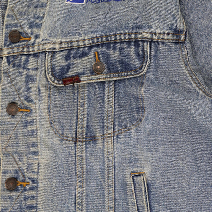 Lee Classic Denim Jacket Blue Medium 100 Percent Cotton Vintage