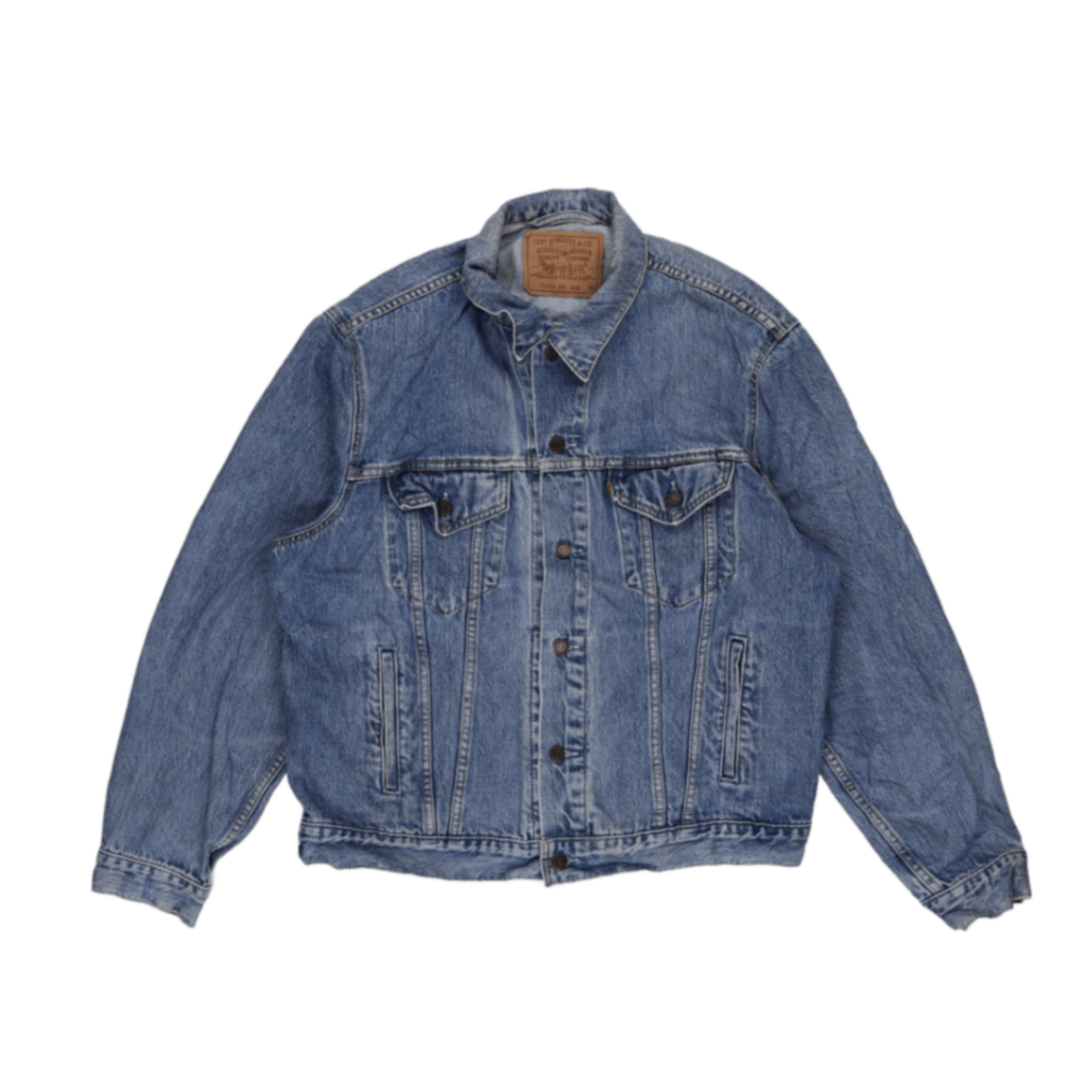 Levi's Vintage Trucker Jacket Blue XL 100% Cotton Unisex