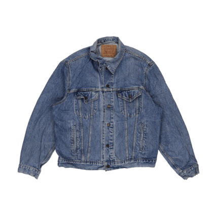 Levi's Vintage Trucker Jacket Blue XL 100% Cotton Unisex