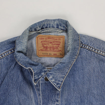 Levi's Vintage Trucker Jacket Blue XL 100% Cotton Unisex