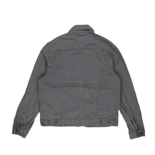 Lee Vintage Workwear Jacket Grey Large Cotton Collared
