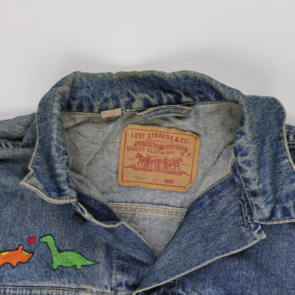 Levi's Vintage 70503 Denim Jacket Blue Large Cotton Denim Collared