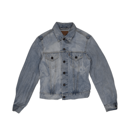 Levi's Vintage Light Blue Denim Jacket Women Small 100 Percent Cotton Collared