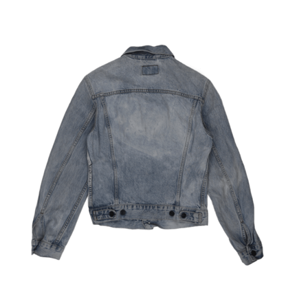 Levi's Vintage Light Blue Denim Jacket Women Small 100 Percent Cotton Collared