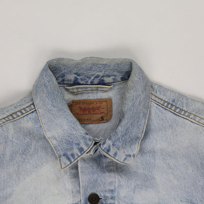 Levi's Vintage Light Blue Denim Jacket Women Small 100 Percent Cotton Collared