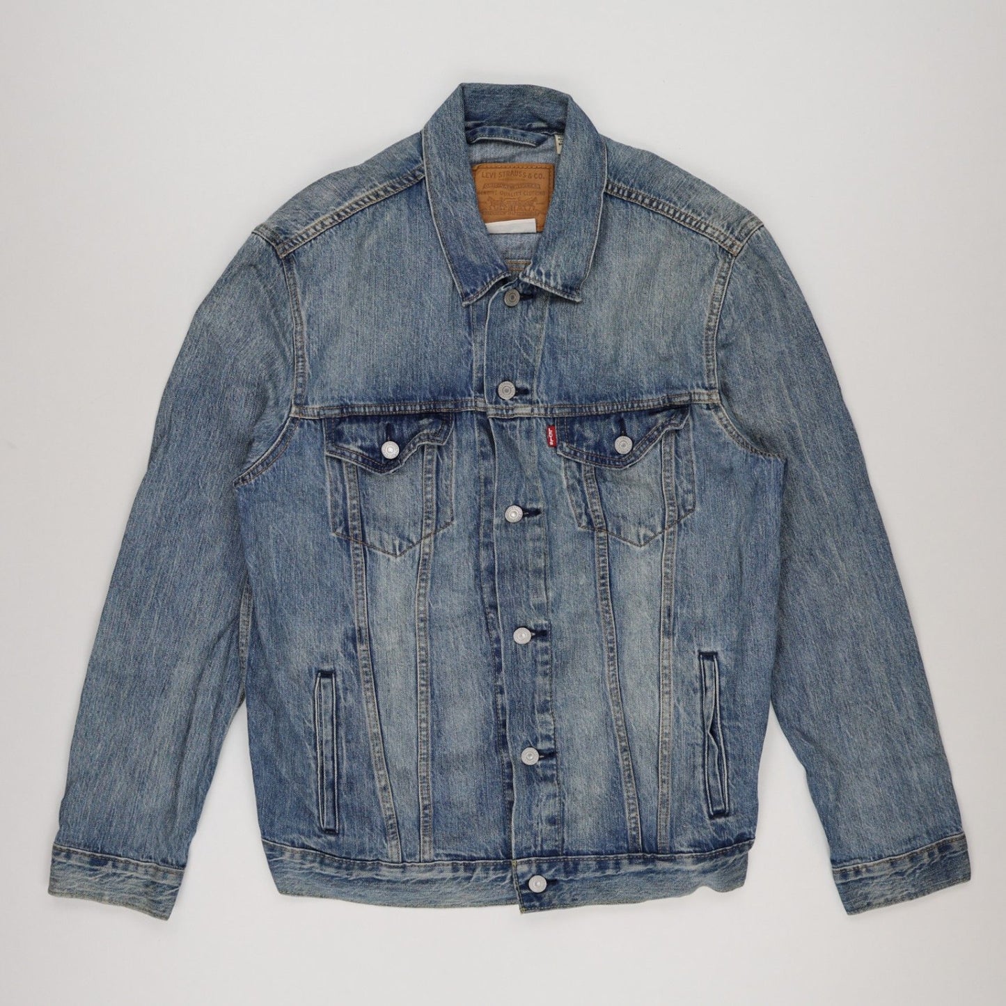 Levi's Vintage Blue Denim Jacket Medium Cotton Outerwear