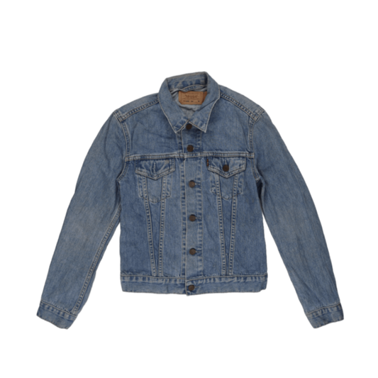 Levi's Vintage 70590 Blue Denim Trucker Jacket Small Cotton
