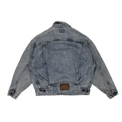 Levi's Vintage Medium Blue Denim Trucker Jacket Size Medium 100% Cotton