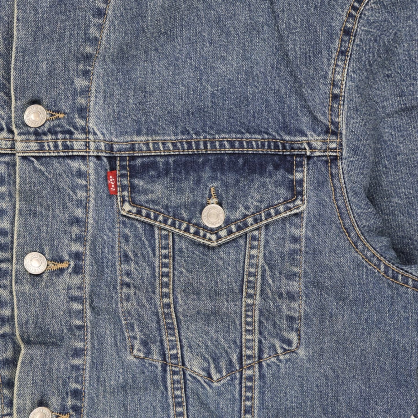 Levi Strauss & Co Denim Trucker Jacket Blue Size L