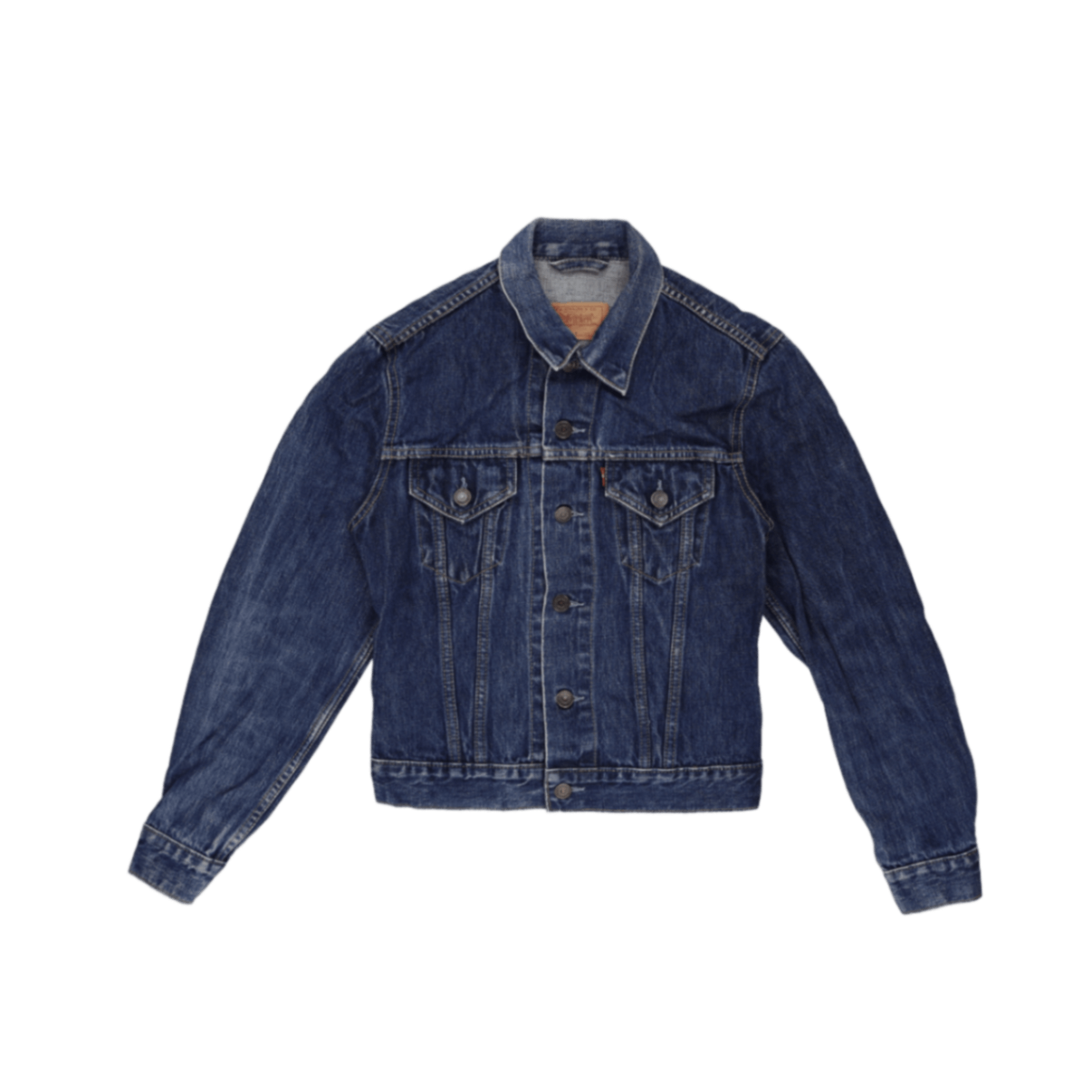 Levi's Vintage Denim Jacket Blue Small Cotton Collared