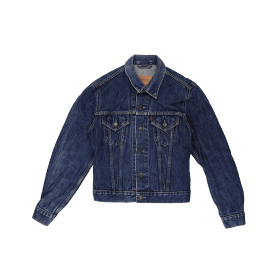 Levi's Vintage Denim Jacket Blue Small Cotton Collared