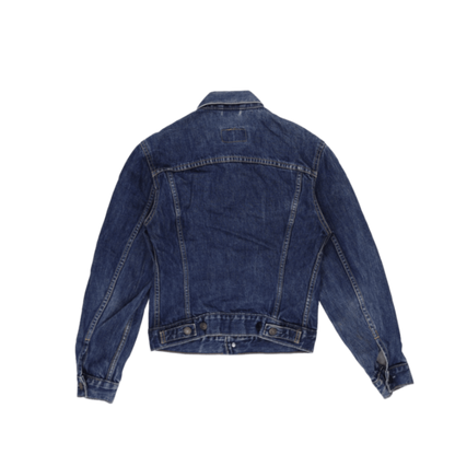 Levi's Vintage Denim Jacket Blue Small Cotton Collared