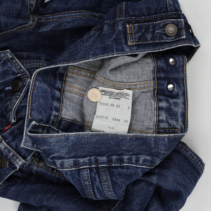 Levi's Vintage Denim Jacket Blue Small Cotton Collared