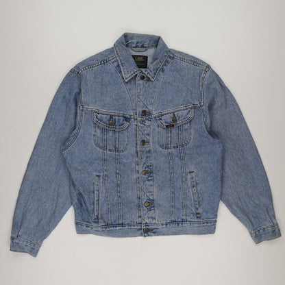 Lee Vintage Light Blue Trucker Denim Jacket Men's Large 100% Cotton