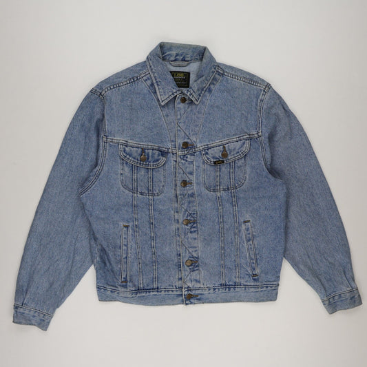 Lee Vintage Light Blue Trucker Denim Jacket Men's Large 100% Cotton