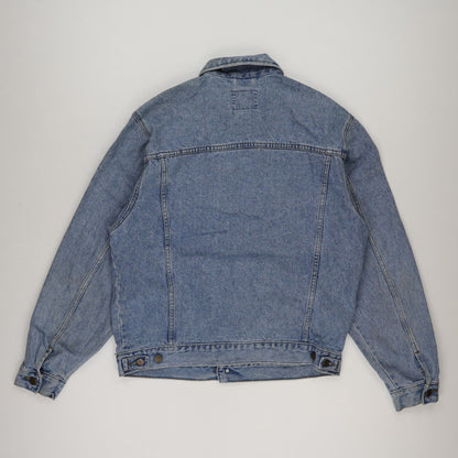 Lee Vintage Light Blue Trucker Denim Jacket Men's Large 100% Cotton