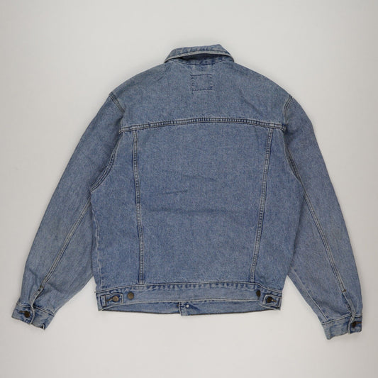 Lee Vintage Light Blue Trucker Denim Jacket Men's Large 100% Cotton