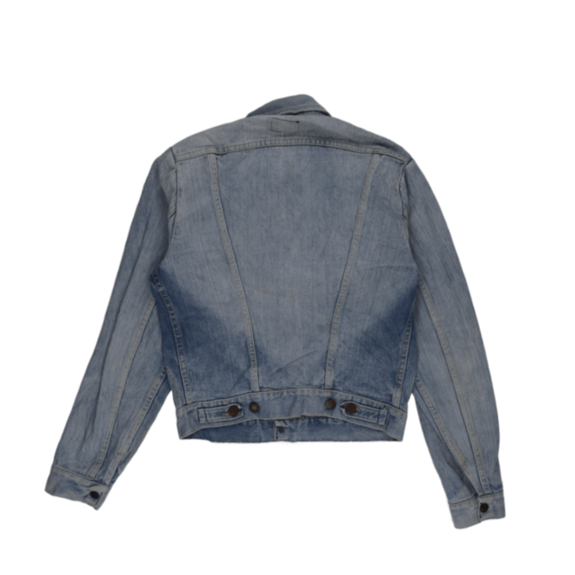 Wrangler Vintage Blue Denim Jacket Western Style Medium Cotton