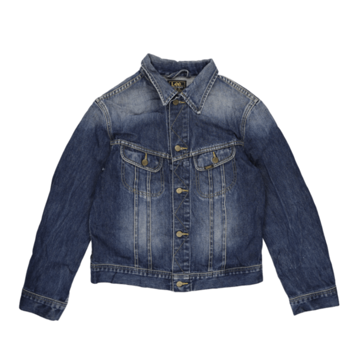 Lee Vintage Blue Slim Fit Denim Jacket XL Cotton