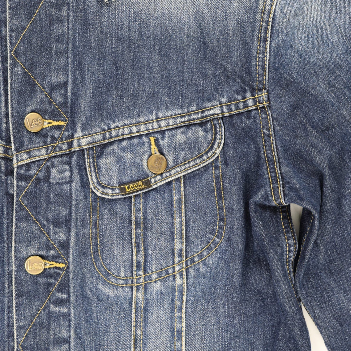 Lee Vintage Blue Slim Fit Denim Jacket XL Cotton