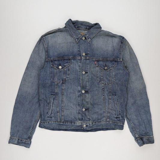 Levi's Vintage Blue Denim Trucker Jacket XL Cotton