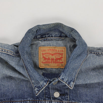 Levi's Vintage Blue Denim Trucker Jacket XL Cotton