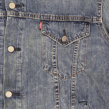 Levi's Vintage Blue Denim Trucker Jacket XL Cotton
