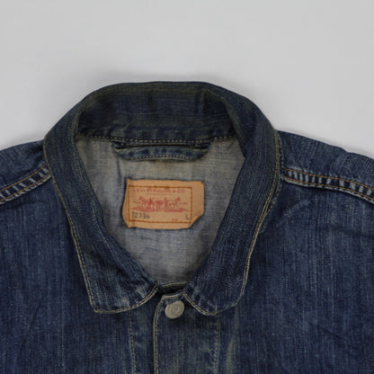 Levi's 72334 Vintage Denim Trucker Jacket Blue Large Cotton