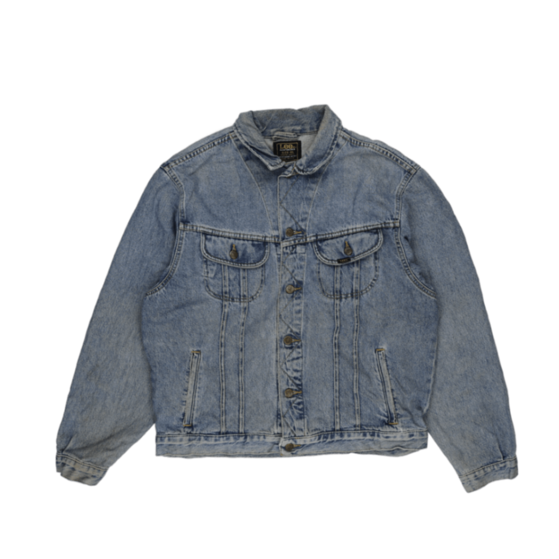 Lee Vintage Rider Denim Jacket Light Blue XL 100% Cotton
