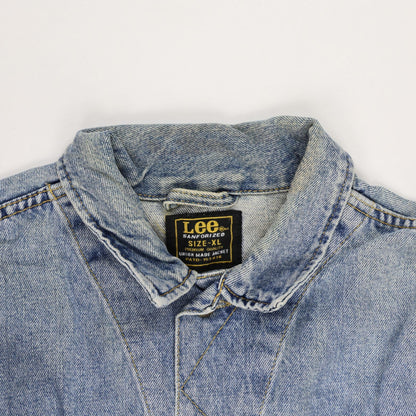 Lee Vintage Rider Denim Jacket Light Blue XL 100% Cotton