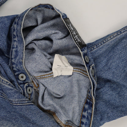 Levi's Vintage Blue Denim Trucker Jacket Large Cotton Collared