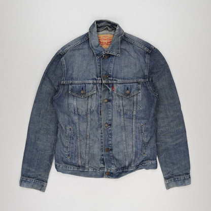 Levi's Vintage Blue Denim Trucker Jacket Large Cotton