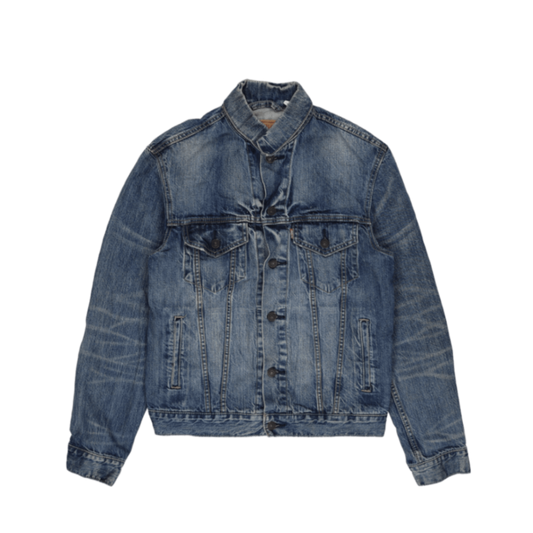 Levi's 70589 Blue Denim Trucker Jacket Men's Medium 100% Cotton Vintage