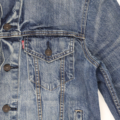Levi's 70589 Blue Denim Trucker Jacket Men's Medium 100% Cotton Vintage