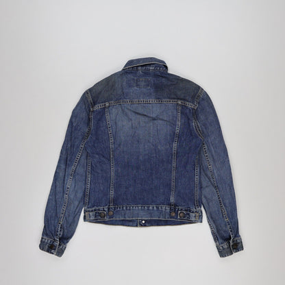 Levi's Vintage Medium Blue Denim Trucker Jacket Women Size M Cotton