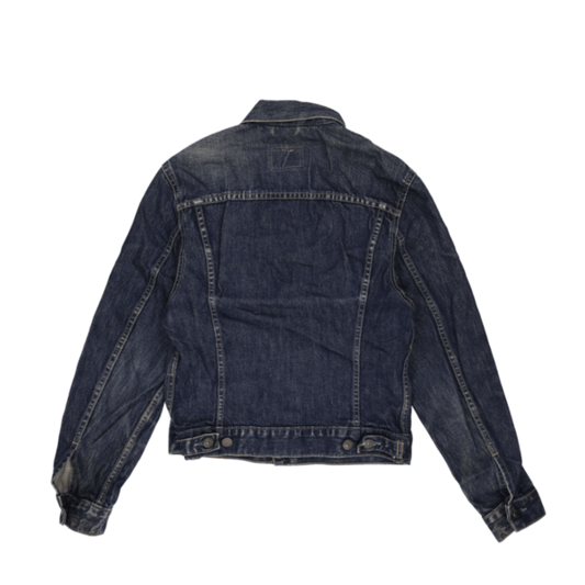 Levi's 70500 Vintage Dark Blue Denim Trucker Jacket Size S Cotton