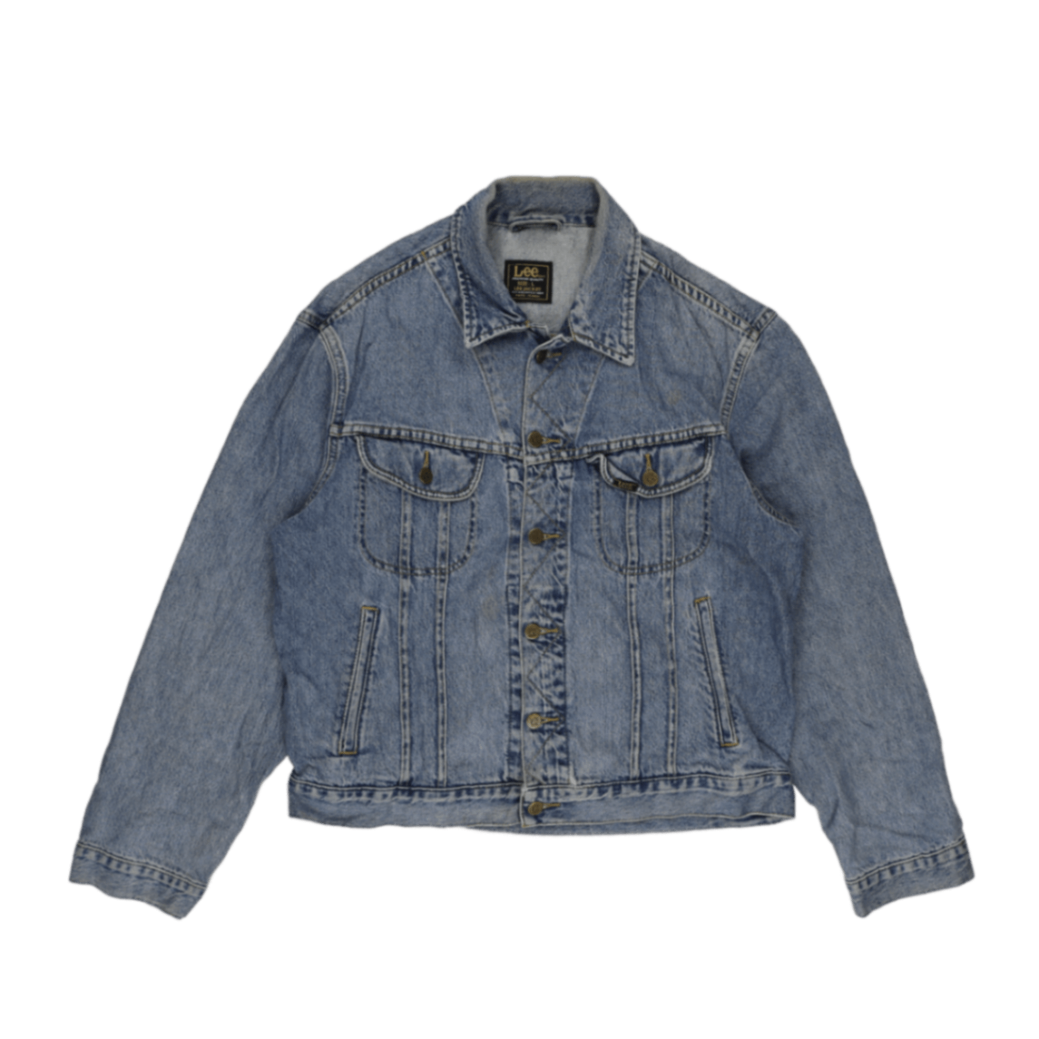 Lee Vintage Denim Jacket Blue Large Cotton